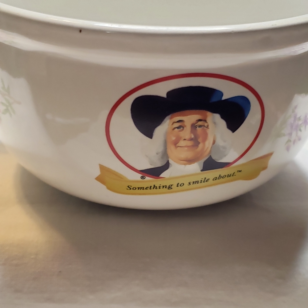 2005 Houston Harvest Gift Product,LLC Quaker Oats "Someting To Smile About" Bowl
